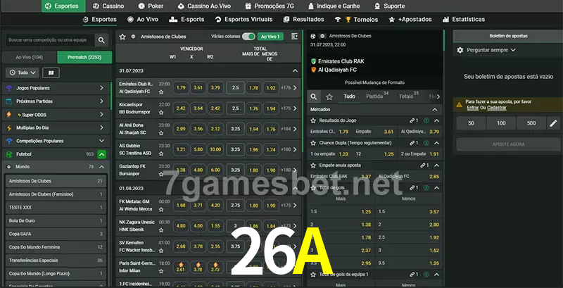apostas esportivas